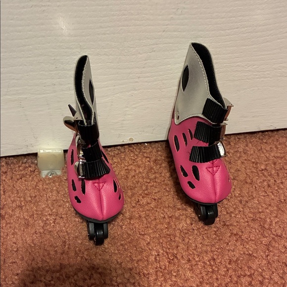 American Girl Other - American Girl Vintage Pink and Black Roller Skates